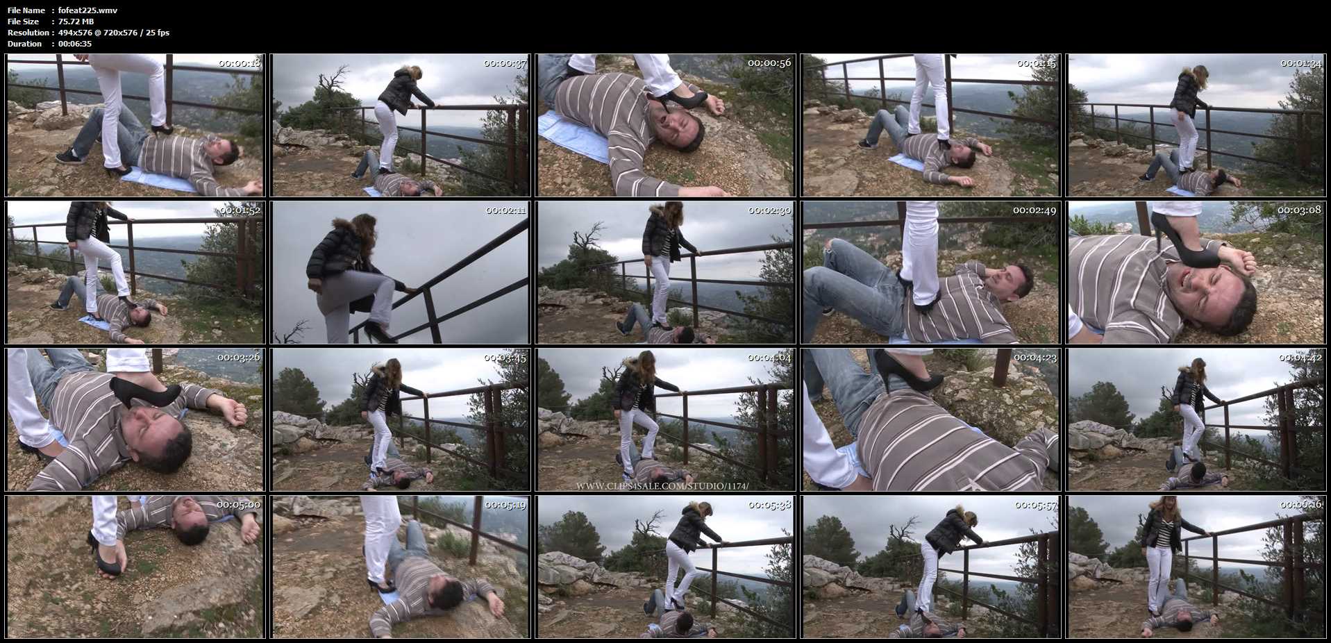 Mistress Leelo In Scene: Brutal high heel trample with Mistress - FOOTFETISHATTITUDE - SD/576p/WMV