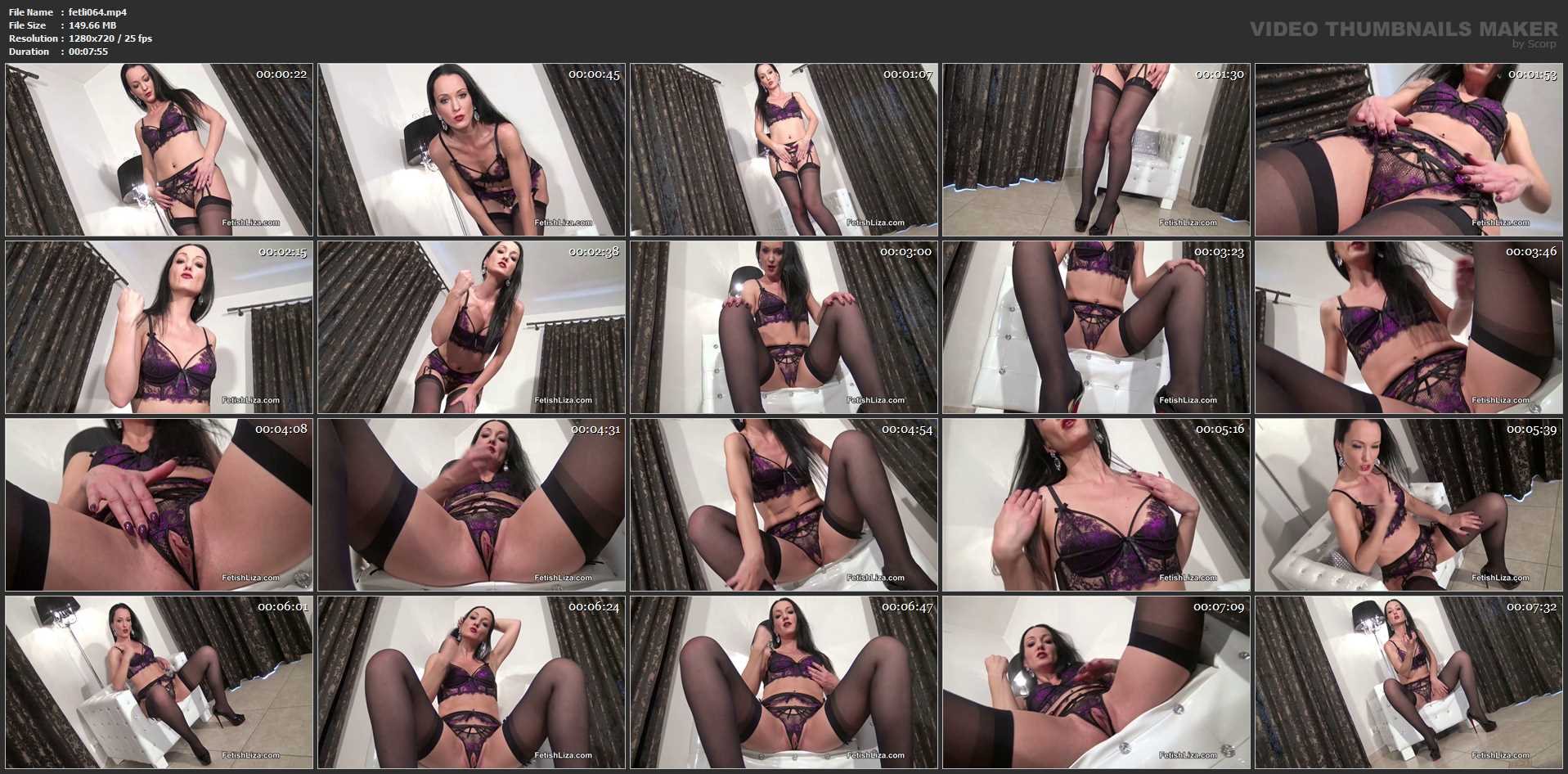 Fetish Liza In Scene: Countdown in new lingerie - FETISHLIZA - HD/720p/MP4