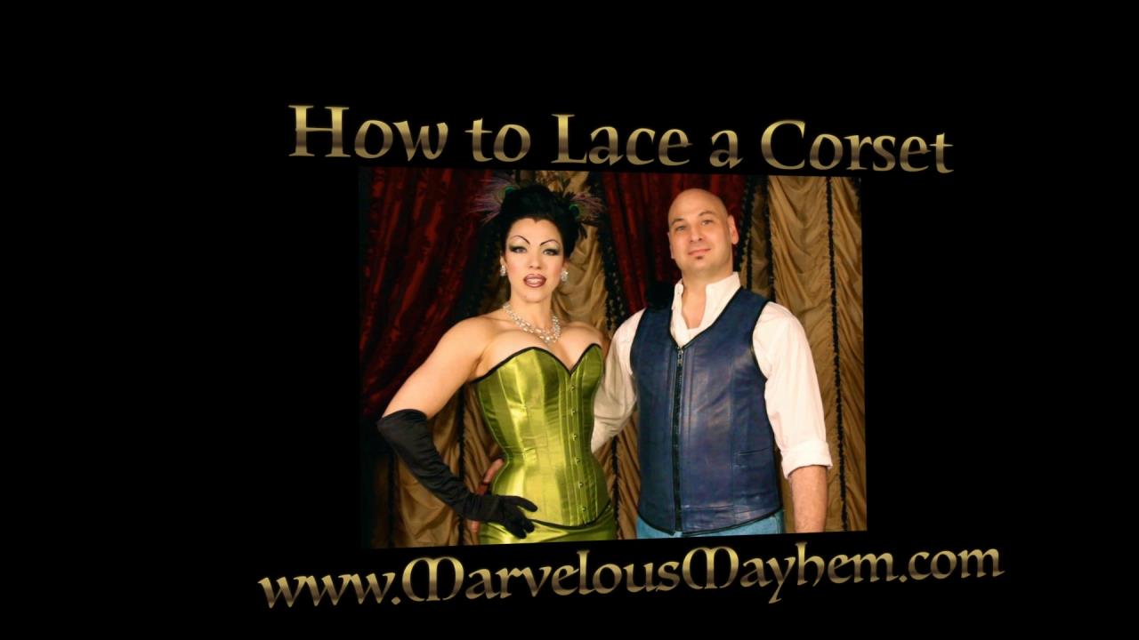 Goddess Cheyenne In Scene: How to Lace a Corset - OPULENTFETISH / GODDESSCHEYENNE - HD/720p/MP4