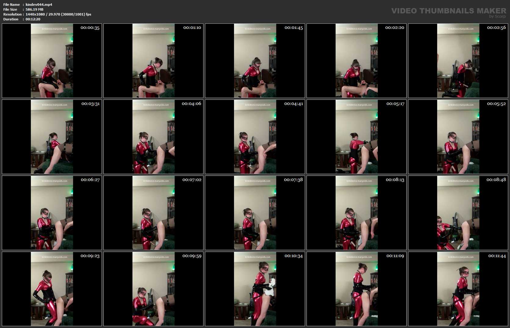 Jen's Masked Chair Peg - KINKDEVICE - FULL HD/1080p/MP4