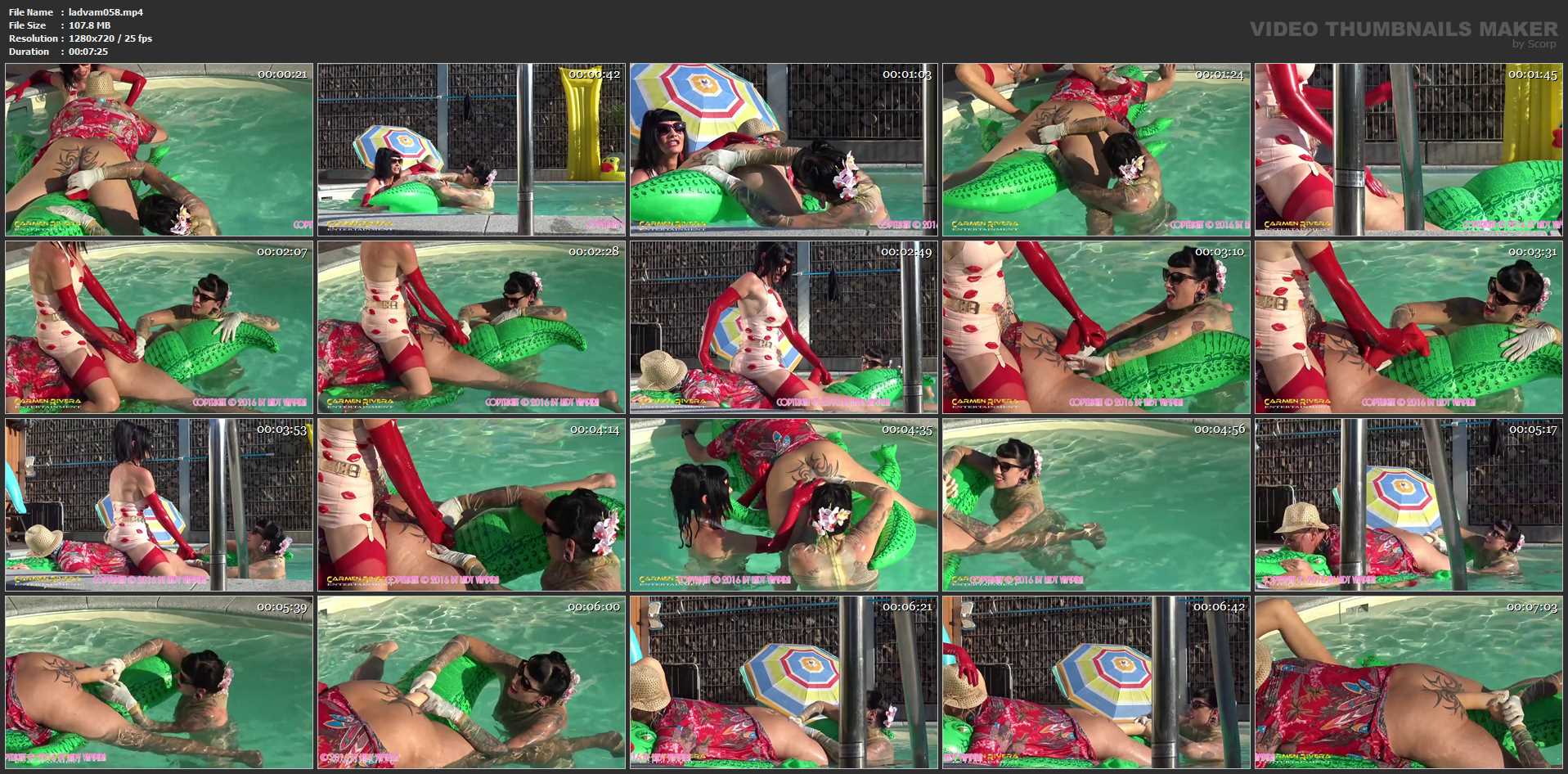 Lady VampiraCarmen Rivera, Lady Vampira In Scene: Celebrating a pool party with slaves in the Femdom Empire Part 7 - PIN UP DOMINATION BY LADY VAMPIRA - HD/720p/MP4