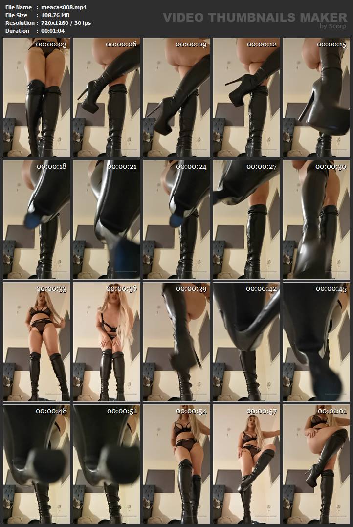 Princess Ashleigh In Scene: Ab used by my boots - MEAN CASHLEIGH - FULL HD/1280p/MP4