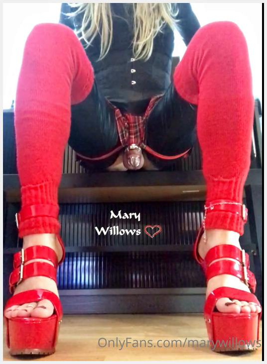 Nothing Special, Just Riding A Bit And Sitting On My Dildo - MARY WILLOWS SISSYGASM EXPERT - HD/720p/MP4