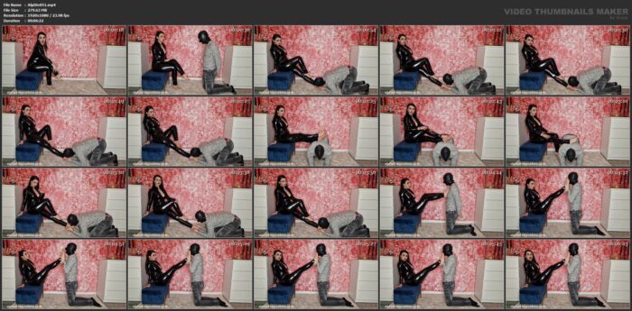 Mistress Teodora In Scene: Feet Worshiper - ALPHA DIVA / MONEY GODDESSS - FULL HD/1080p/MP4