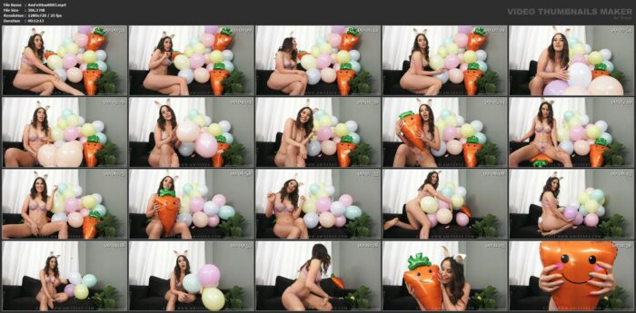 Madame Amiee Cambridge In Scene: Easter Bunny Pops Balloon - AMIEES FETISH HOUSE / AMIEEXXX - HD/720p/MP4