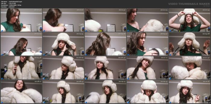 Madame Amiee Cambridge In Scene: Unboxing My New Fur Hat - AMIEES FETISH HOUSE / AMIEEXXX - FULL HD/1080p/MP4