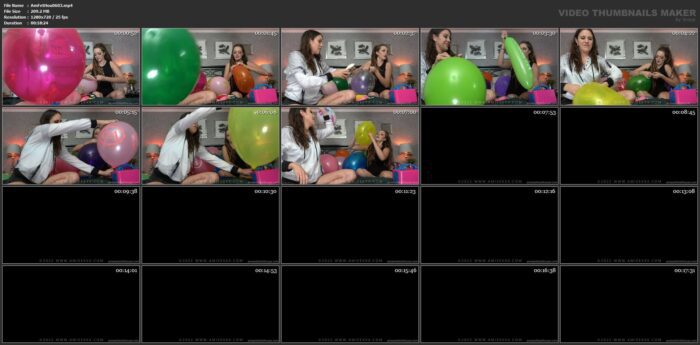 Madame Amiee Cambridge In Scene: Inflating Balloons With Sablique Von Lux - AMIEES FETISH HOUSE / AMIEEXXX - HD/720p/MP4