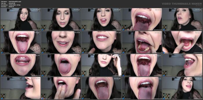 Madame Amiee Cambridge In Scene: Mouth And Tongue Tease - AMIEES FETISH HOUSE / AMIEEXXX - FULL HD/1080p/MP4