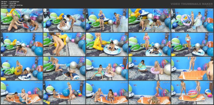 Dazz And Bunny Deflate Destroy Many Inflatables Part 2 - CUSTOMFETISH / AARON CF - HD/720p/MP4