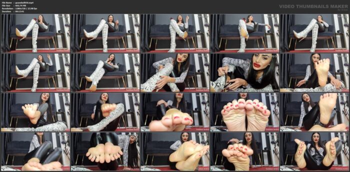 Training A New Foot Slave - GODDESS AMBRA - HD/720p/MP4