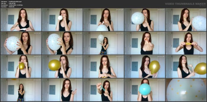 Goddess May In Scene: Balloon Asmr - GODDESSMAYHERE - FULL HD/1080p/MP4