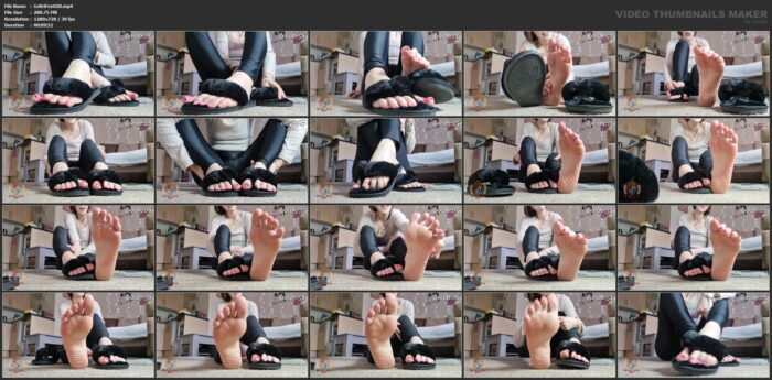 Empress Camilla Tootsie In Scene: Brand New Slippers Joi - GREAT BRITISH FEET - HD/720p/MP4