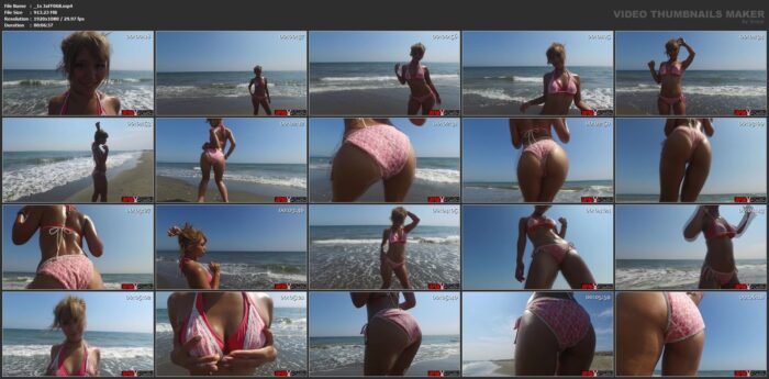 Beach Babe Bikini Erotic Dance By Noa - JAPAN FETISH FUSION / JAPAN_FF - FULL HD/1080p/MP4