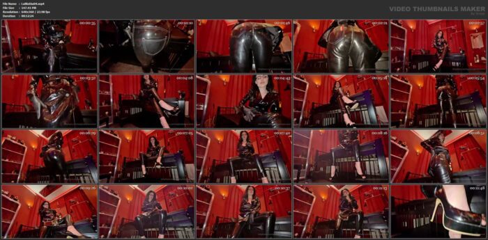 Herrin BD In Scene: Total shiny fetish - Jerk off now - MISTRESS BLACKDIAMOOND - LQ/360p/MP4