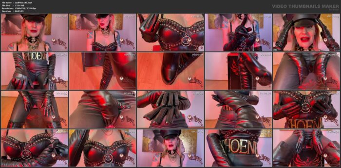 Leather Daddys Back - LADY PHOENIX - HD/720p/MP4