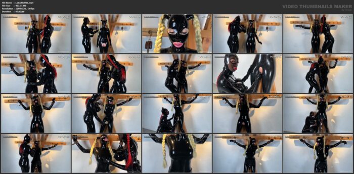 Tied With Magic Wand - LATEXLOLANOIR / CHURCH OF KINK - HD/720p/MP4