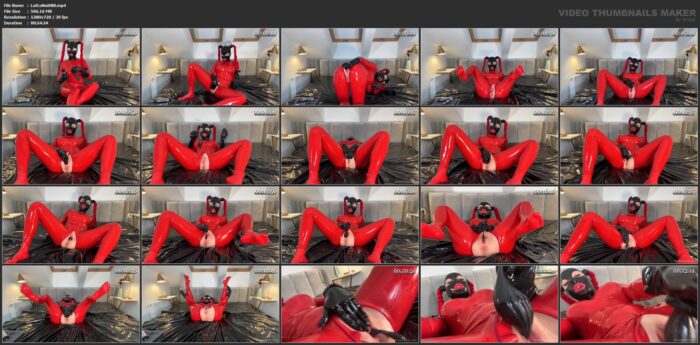 Stretching Out My Pussy - LATEXLOLANOIR / CHURCH OF KINK - HD/720p/MP4