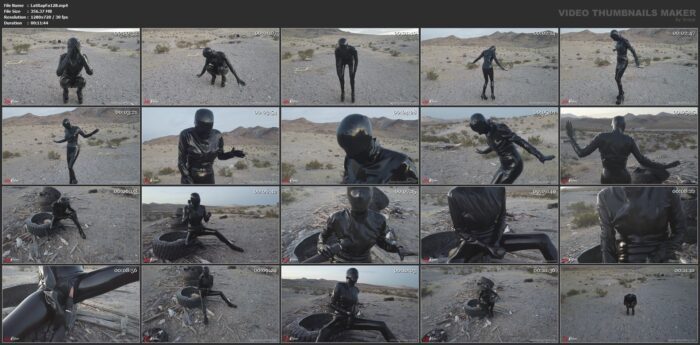 [LATEXRAPTUREFANS] Next Level - Rubber Alien In The Desert. Featuring: Latex Rapture [HD][720p][MP4]