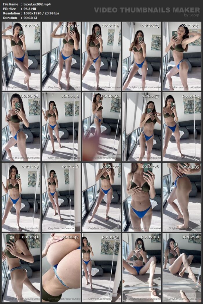 Look At This Sexy Tight Toned Body - LUXURIOUS LEXI - FULL HD/1920p/MP4