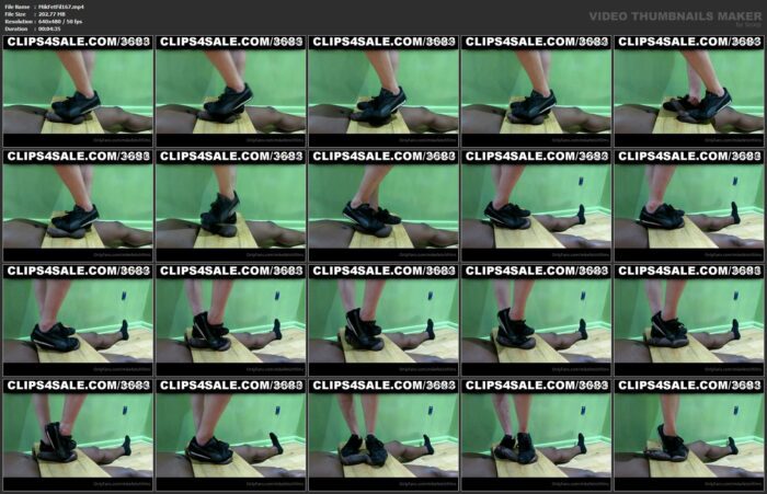 Mike Footprince In Scene: Balls Stomping Sneakers - MIKEFETISHFILMS - SD/480p/MP4