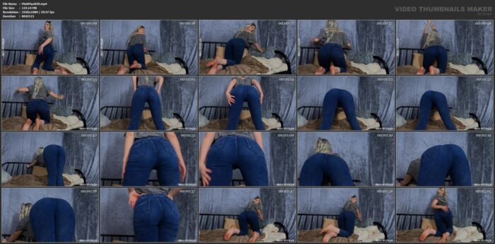 Ass Tease Quickie Tight Jeans Fetish - MISHA MYSTIQUE - FULL HD/1080p/MP4