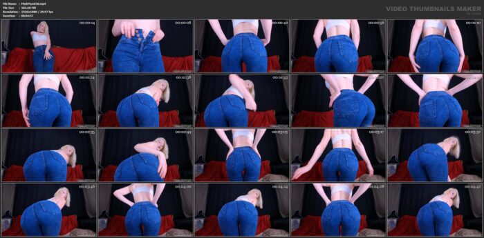 Ass Worship Joi Blue Jeans Blonde Hair - MISHA MYSTIQUE - FULL HD/1080p/MP4