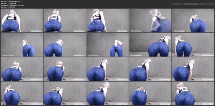 Jeans Fetish Ass Worship Quickie Joi Designer Denim - MISHA MYSTIQUE - FULL HD/1080p/MP4