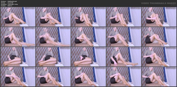 Cum Denied Pantyhose Leg Worship Joi - MISHA MYSTIQUE - FULL HD/1080p/MP4