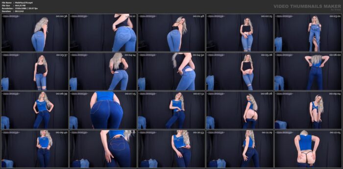 Jeans Tease 4 Pairs Of Skintight Levis - MISHA MYSTIQUE - FULL HD/1080p/MP4