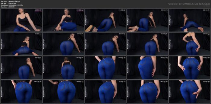 Ass Worship Joi Tight Jean Leggings - MISHA MYSTIQUE - FULL HD/1080p/MP4