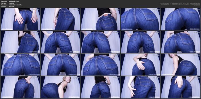 Jeans Fetish Up Close Ass Tease In Lucky Jeans - MISHA MYSTIQUE - FULL HD/1080p/MP4