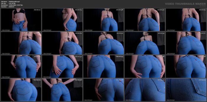 Ass Tease In Light Blue Levi Jeans - MISHA MYSTIQUE - FULL HD/1080p/MP4