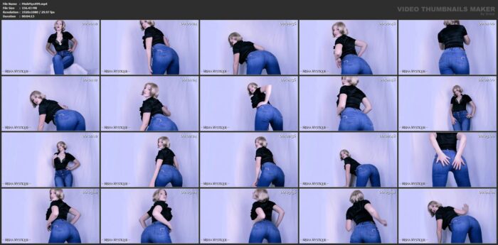 Ass Worship Quickie Joi Jeans And Satin - MISHA MYSTIQUE - FULL HD/1080p/MP4