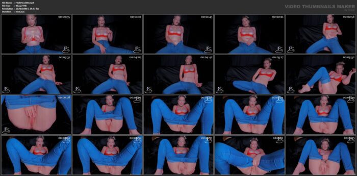 Solo Female Masturbation Fingering In Jeans - MISHA MYSTIQUE - FULL HD/1080p/MP4