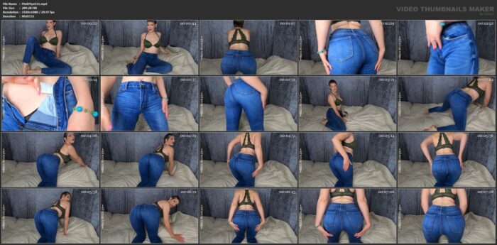 Jeans Fetish New Blue Jeans Joi - MISHA MYSTIQUE - FULL HD/1080p/MP4