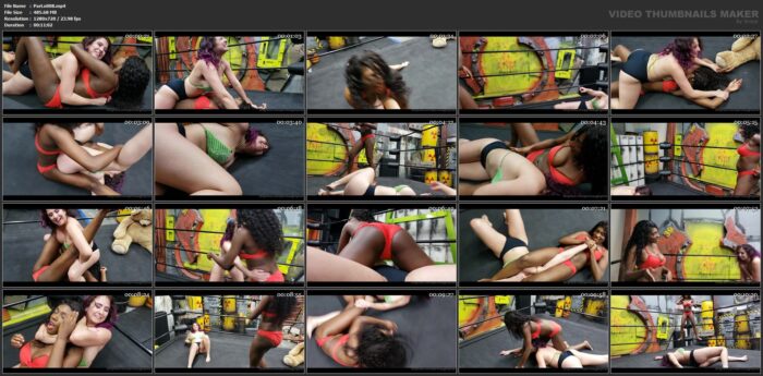 Paris And Queengialove First Wrestling Match - PARIS LOVE - HD/720p/MP4