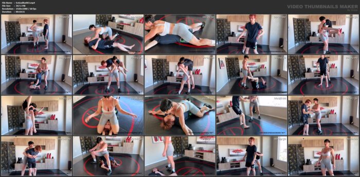 Goddess Rapture In Scene: Wrestling Domination Lift & Carry - SCISSORGODDESS - FULL HD/1080p/MP4