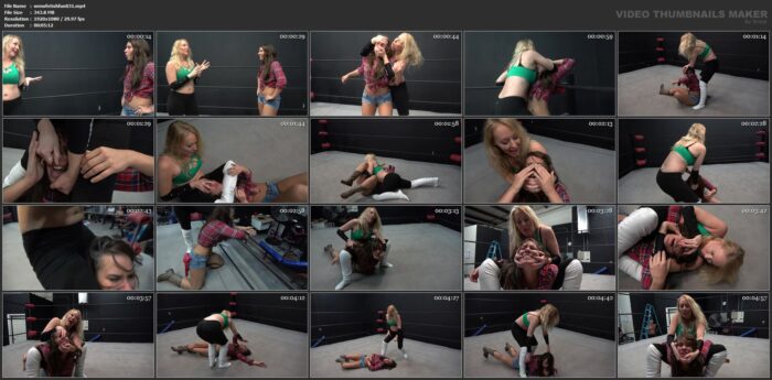 Amber O'neal vs Allie Parker - WMW FETISH FUN / WMW FETISH WRESTLING - FULL HD/1080p/MP4