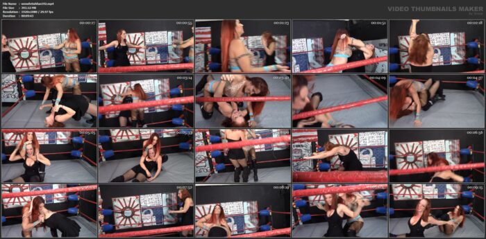 Jessie Belle vs April Hunter - WMW FETISH FUN / WMW FETISH WRESTLING - FULL HD/1080p/MP4