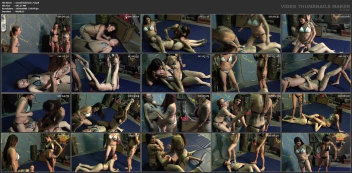 Sorceress Morgana And Raquel Roper vs Lizzy Lamb - WMW FETISH FUN / WMW FETISH WRESTLING - FULL HD/1080p/MP4