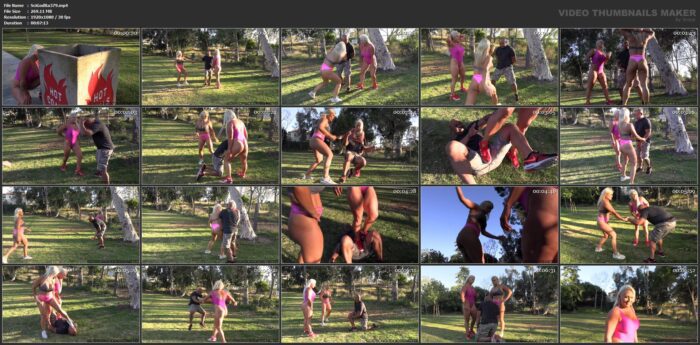 Goddess Rapture In Scene: Power Kick Ball Busting - SCISSORGODDESS - FULL HD/1080p/MP4