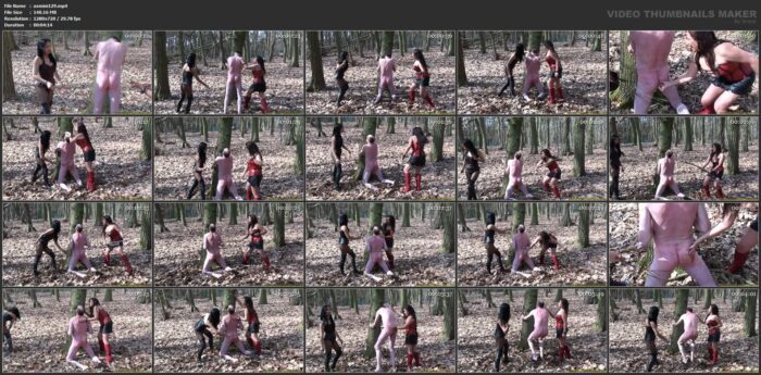 Corporal punishment on a tree by 2 asian mistress - ASIAN MISTRESS NINA - HD/720p/MP4