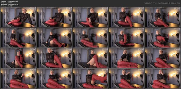 The Power Of Red Leather Boots - DOMINA HELENA - FULL HD/1080p/MP4