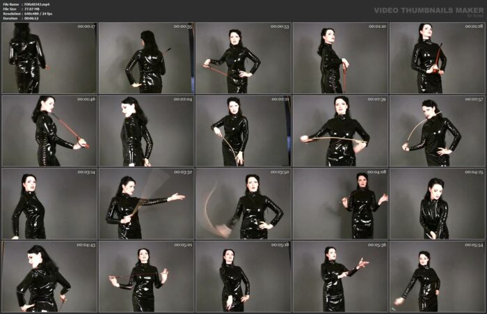 Tara La Luna - Mistress In Black - FEMDOMFOTO - SD/480p/MP4