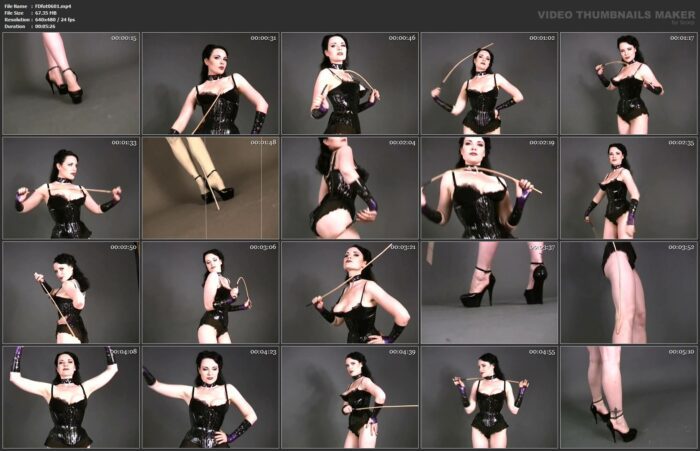 Tara La Luna - The Pinup Mistress - FEMDOMFOTO - SD/480p/MP4