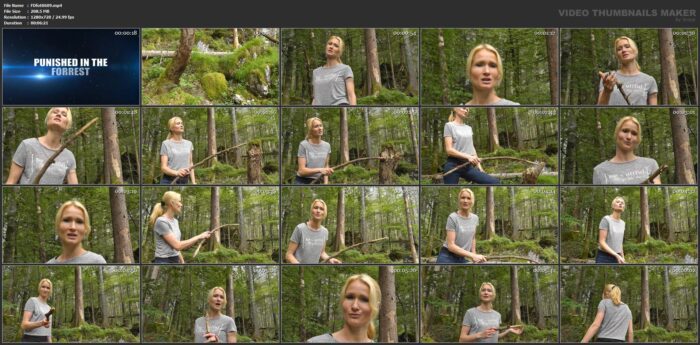 Empress Victoria - Punished In The Forrest - FEMDOMFOTO - HD/720p/MP4