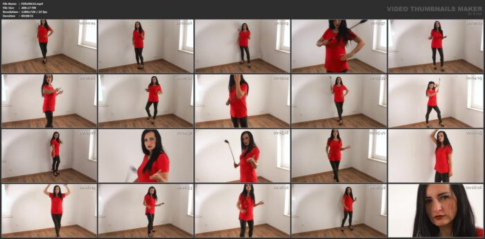 Lady Amira - Riding Lady In Red - FEMDOMFOTO - HD/720p/MP4