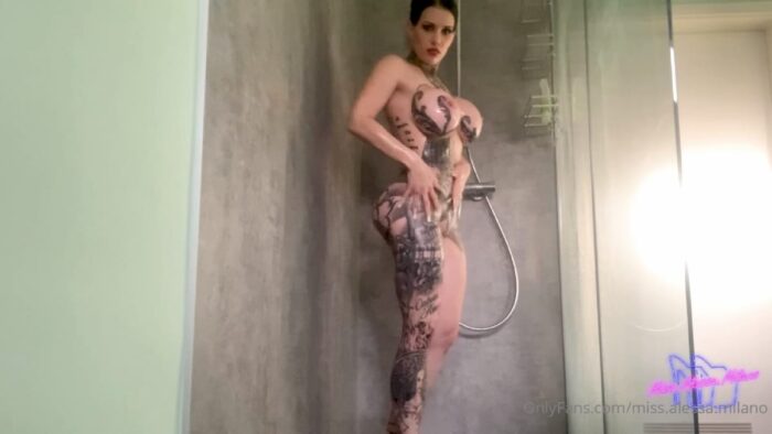 Alessa Milano In Scene: Full Tattoo Under Shower - Now You See With My New Tattoo - MISS ALESSA MILANO - FULL HD/1080p/MP4