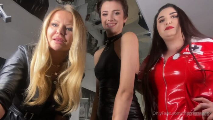 Amazing Hot Sexy Trio And You... Pathetic Loser With Small And Tiny Dick - MISTRESS KARINO - FULL HD/1080p/MP4