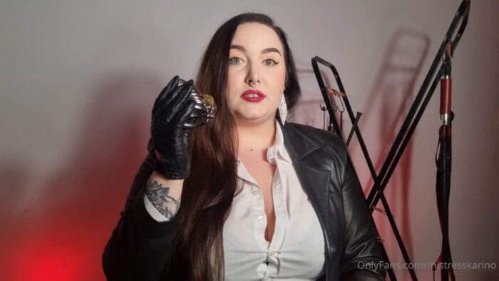 I Heard You're A Disgusting Lazy Loser Who's Not Done Yet - MISTRESS KARINO - FULL HD/1080p/MP4